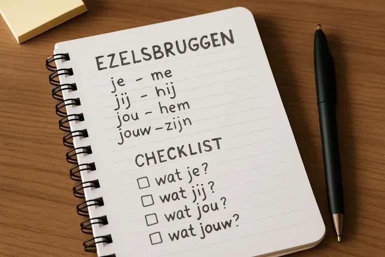 Handige ezelsbruggen en snelle checklijst