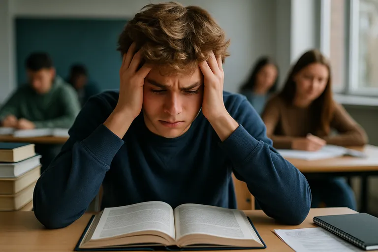 Oorzaken van stress onder jongeren
